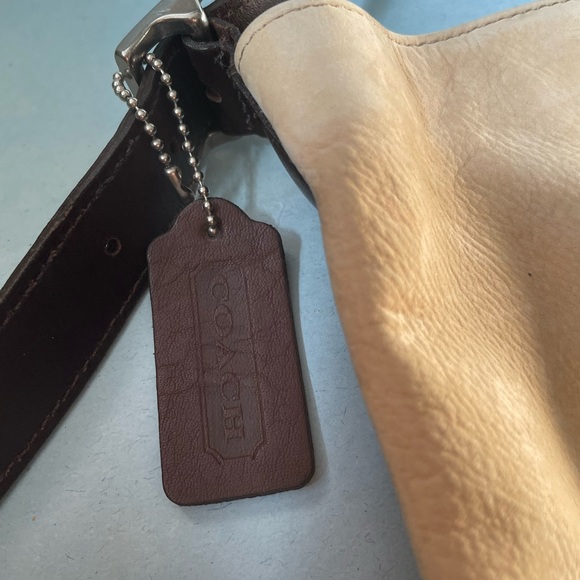 NWOT Coach Beige/Brown Nubuc Vintage Hobo Purse - Picture 8 of 13
